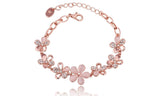 Pink Opal Mutli Floral Daisy Bracelet