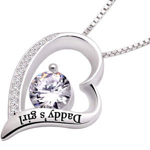 "Daddys Girl" Heart Necklace