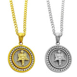 Swarovski Elements My Angel Circular Pendant Necklace