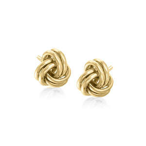 Twist Stud Earringin 18K Gold Plated