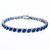 20.00 CT Genuine Sapphire Vine Bracelet