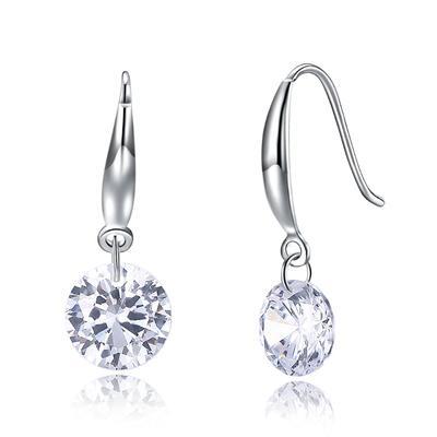 Naked Drill Drop Swarovski Crystal Earring