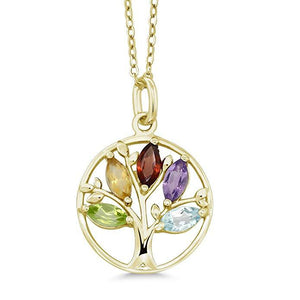 Motherly Rainbow Tree Of Life Necklace