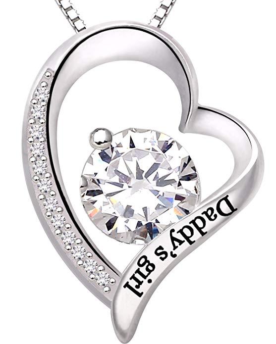 "Daddys Girl" Heart Necklace