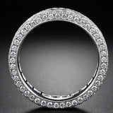 Classic Diamond Created Eternity Princess Cut Ring