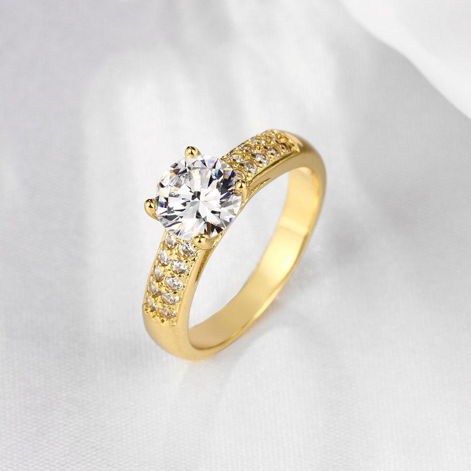 Swarovski Elements Duo 18K GoldRing