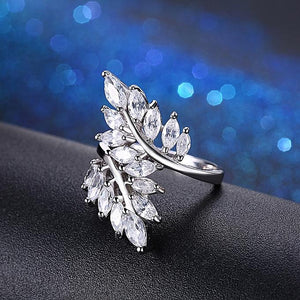 Swarovski Elements Pav'e Butterfly Ring