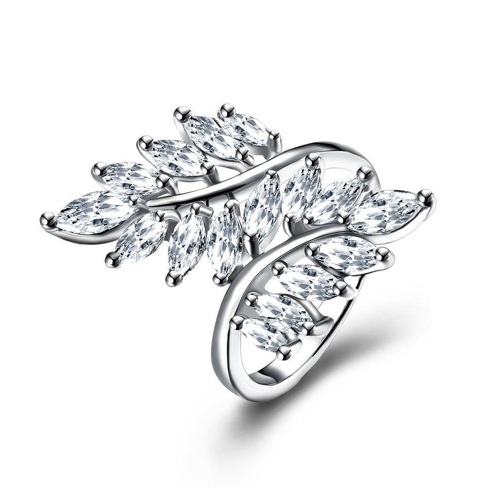Swarovski Elements Pav'e Butterfly Ring