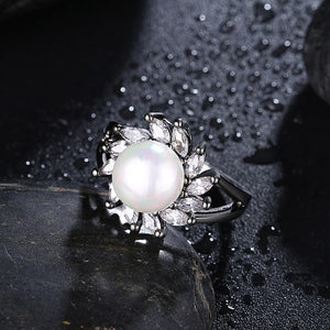 Freshwater Pearl Blossoming Cocktail Ring