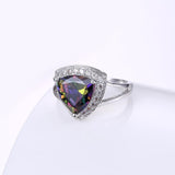 Mystic Topaz Triangular Cocktail Ring