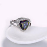 Mystic Topaz Triangular Cocktail Ring