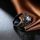 Mystic Topaz Laser Cut Cocktail Ring
