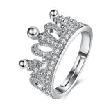 Swarovski Elements Adjustable Princess Tiara Ring